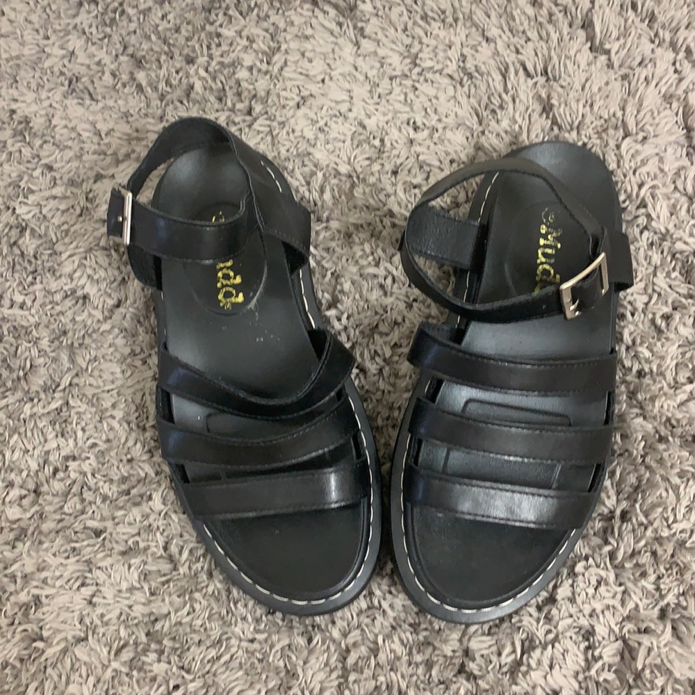 Black sandals
